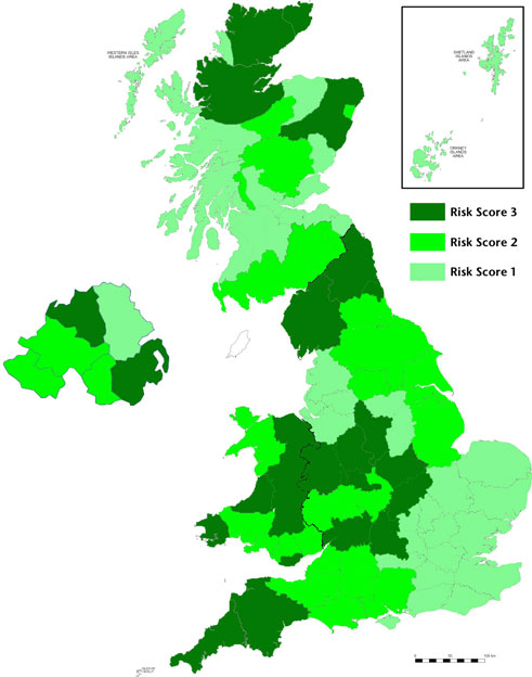 Radon Map of the UK Radon Map of the UK