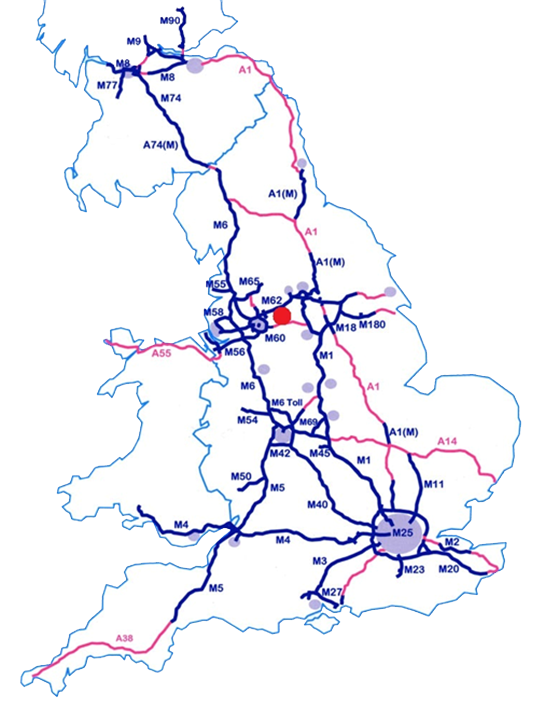 UK Highway Map UK Highway Map
